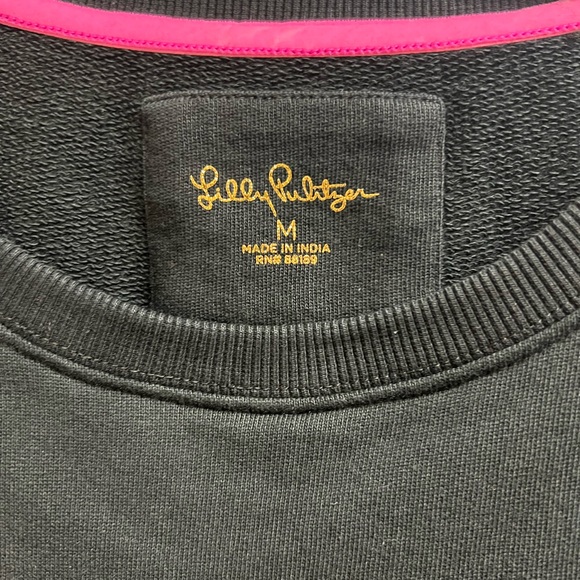 Lilly Pulitzer Black Beach Comber Dress - Picture 2 of 4